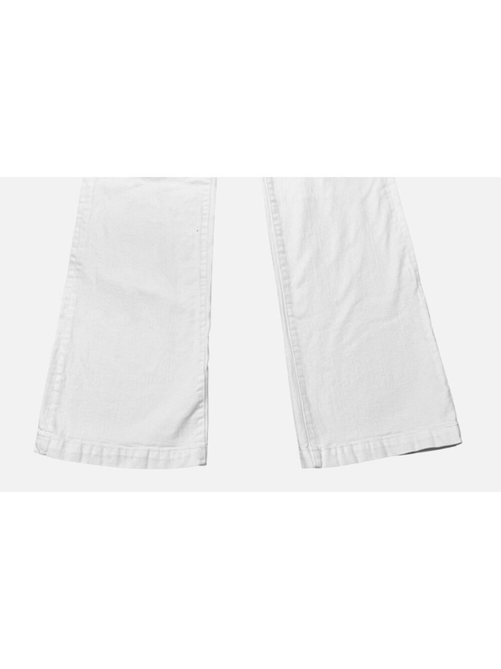 Paperdenim&cloth White Jayne Medium Rise Wide Leg Jeans 29 Flare Inseam 32 3/4" - Picture 6 of 10